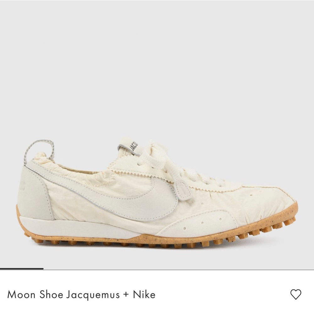 Jacquemus x Nike Moon Shoes Sneakers White Size 9 W, 7.5 M, 40.5 Eur.